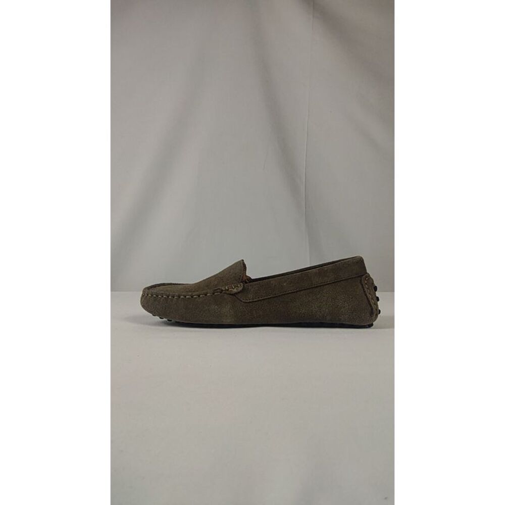 Quince Medium Brown Suede Driving Moccasins